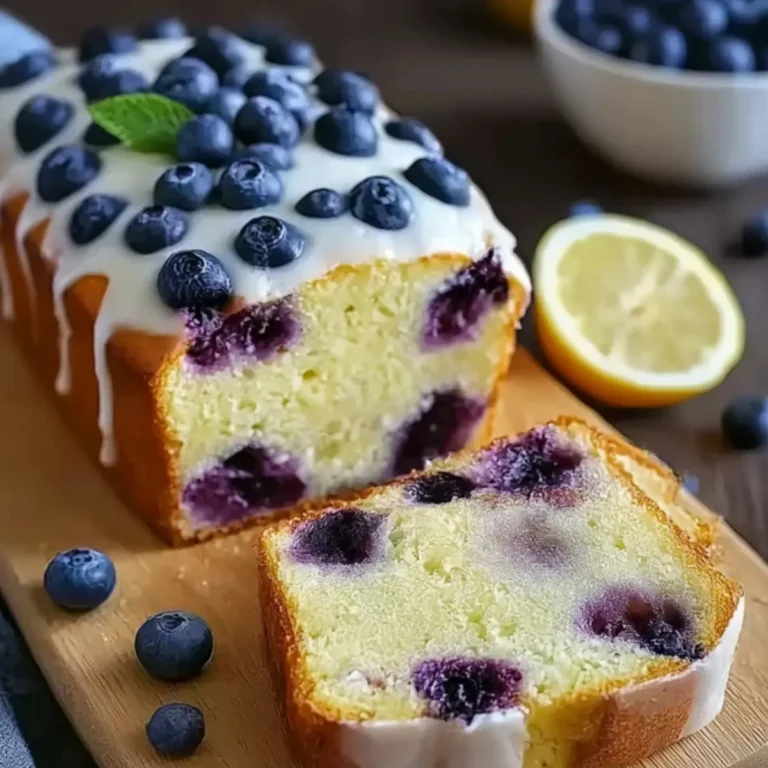Joghurtkuchen mit Blaubeeren