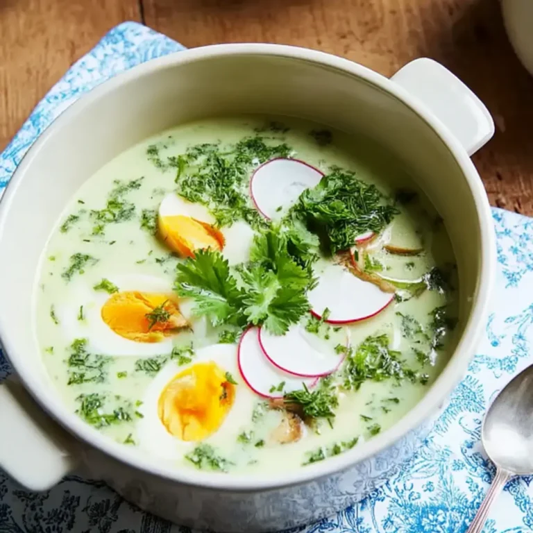 5 Kräutersuppe mit Ei