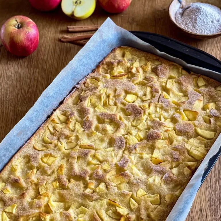 Apfelpfannkuchen aus dem Ofen