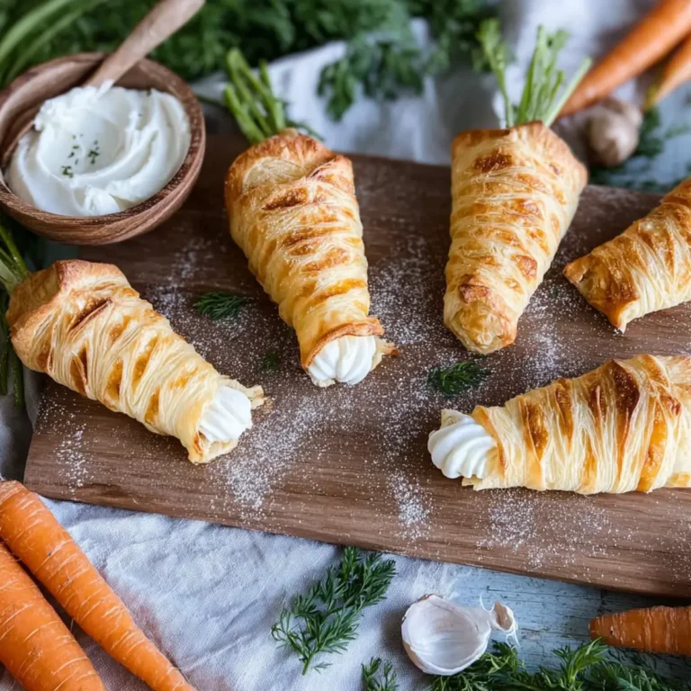 Blätterteig Möhren