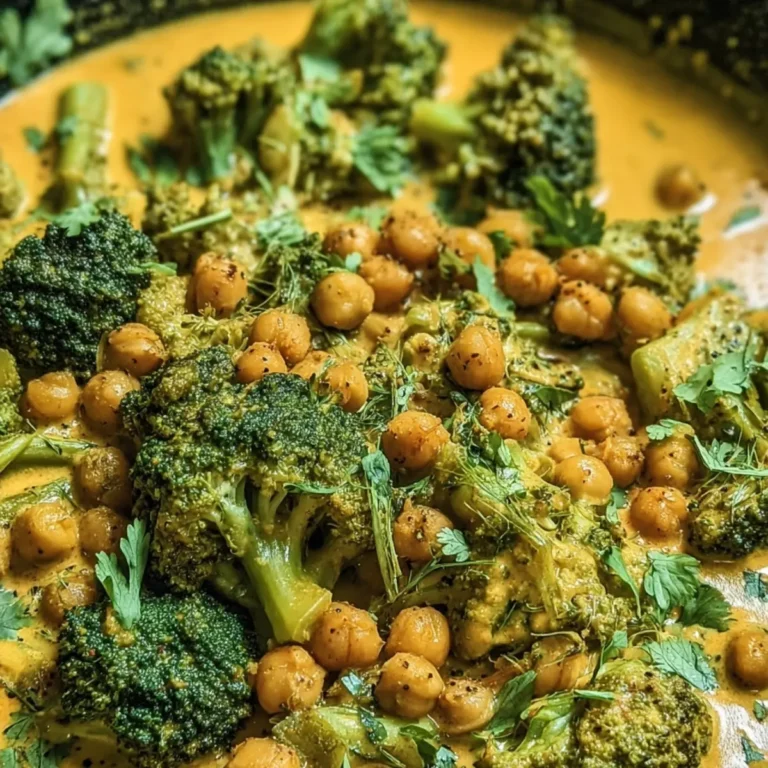 Brokkoli Kichererbsen Curry