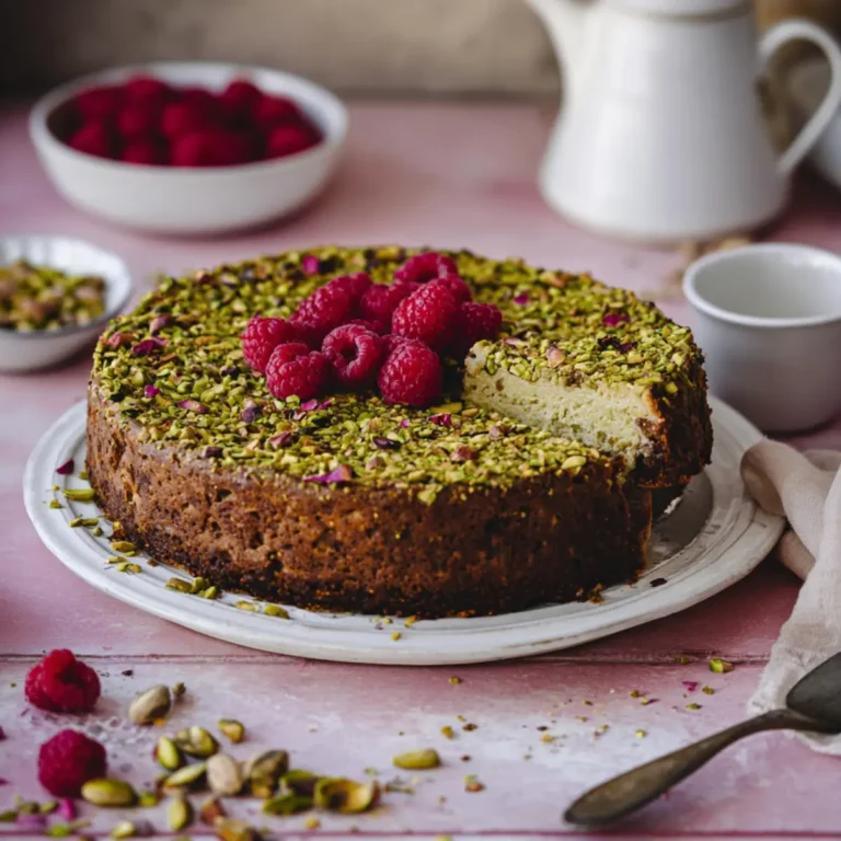Cheesecake mit Pistazien