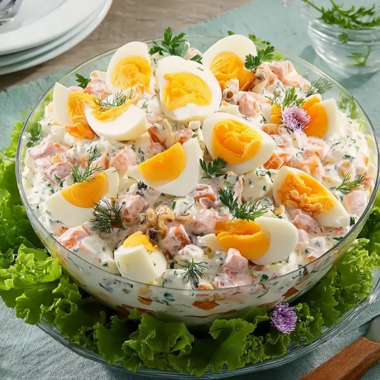 Eier Schicht Salat