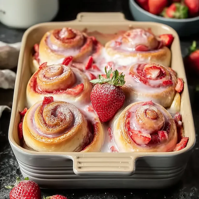 Erdbeer Zimt Schnecken