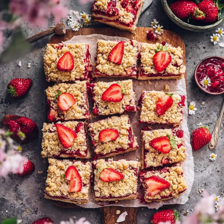 Erdbeerkuchen mit Streuseln