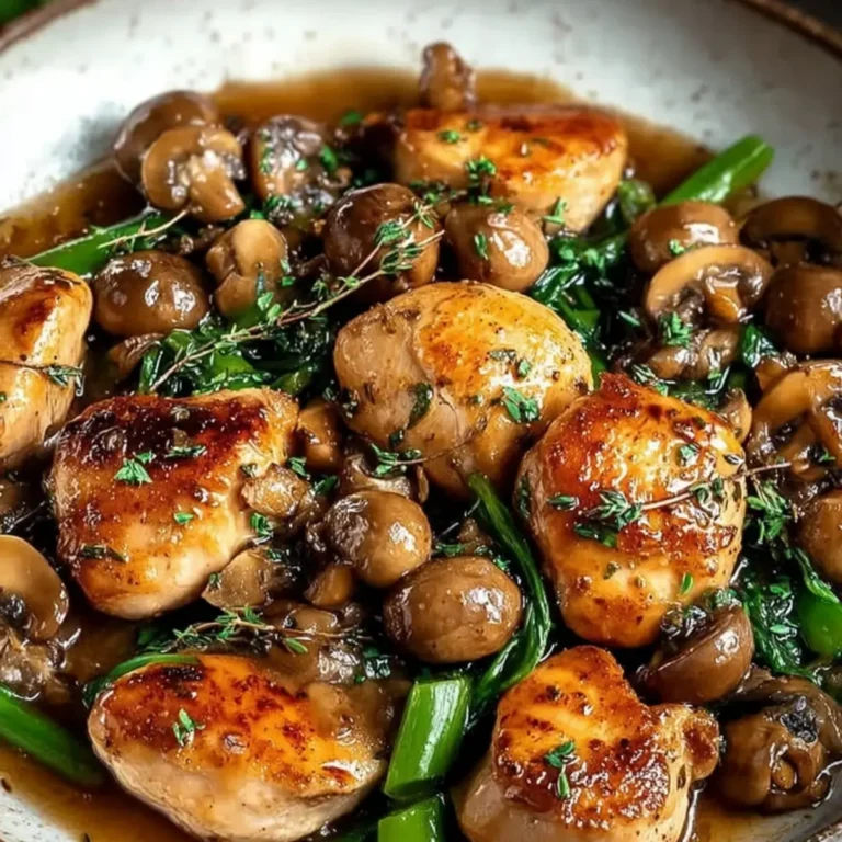 Hähnchen Pilz Pfanne