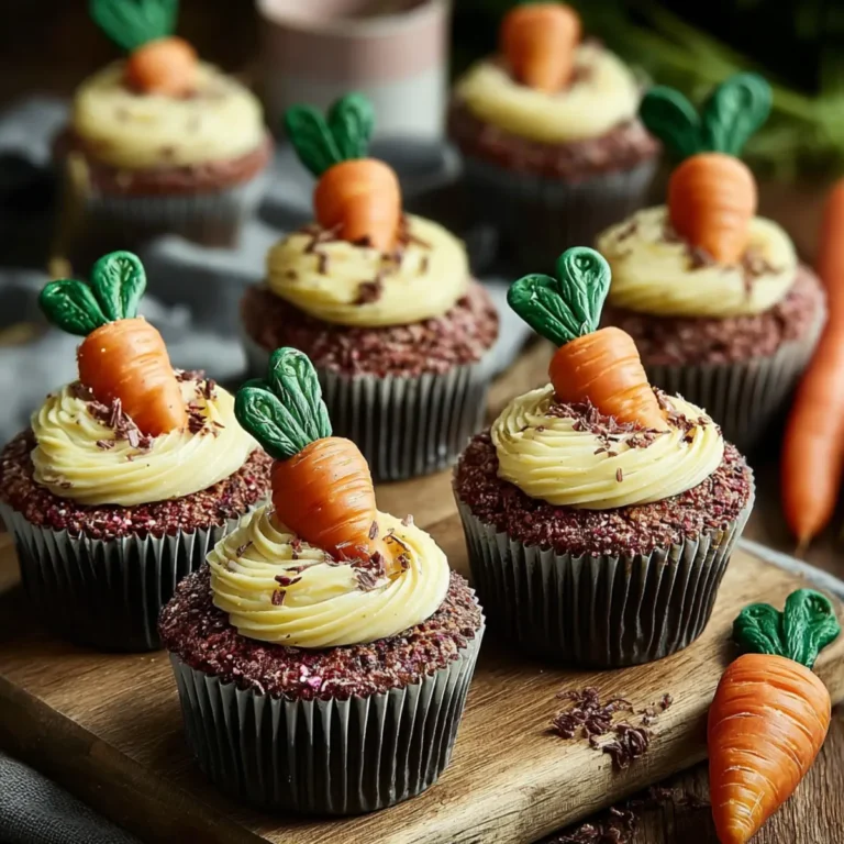 Karottenbeet Cupcakes