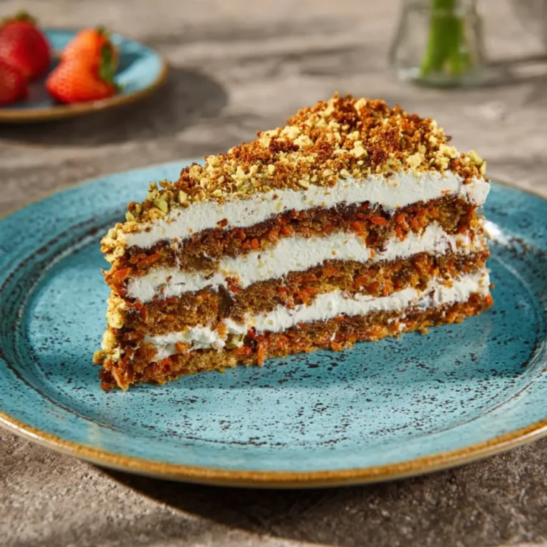 Möhrenkuchen mit Frischkäsecreme