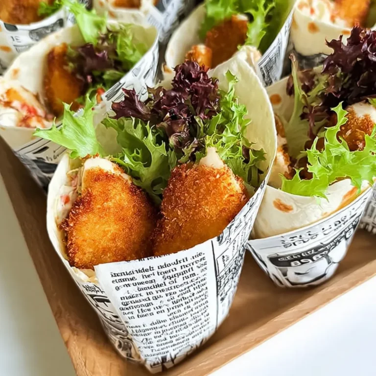 Mini Schnitzel Wraps