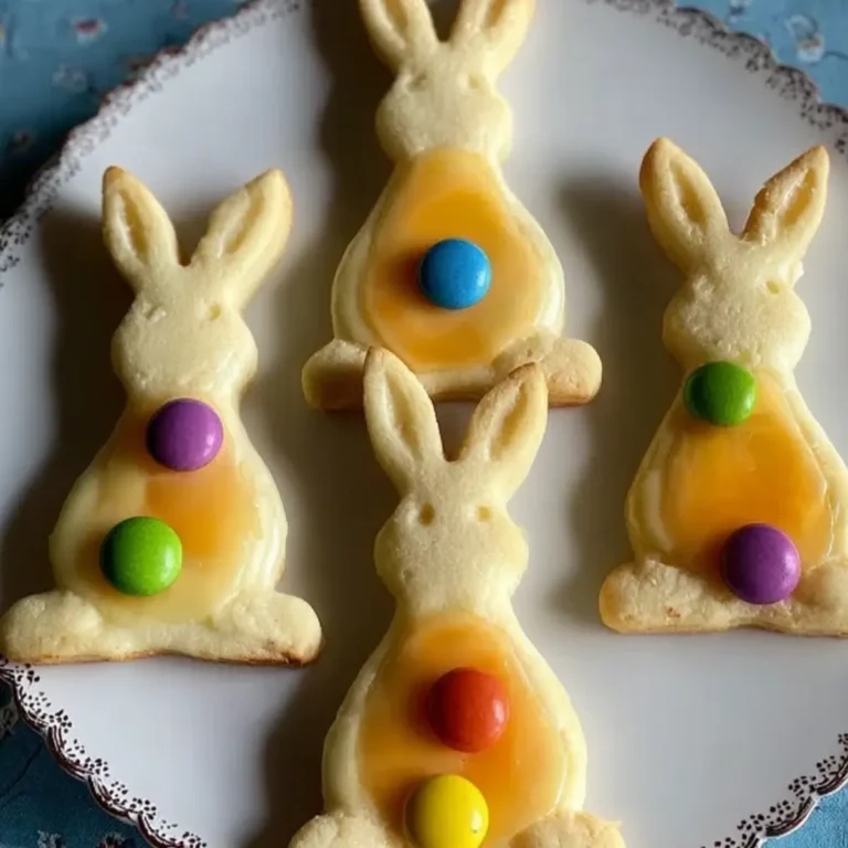Osterhasen mit Orangenglasur und Smarties