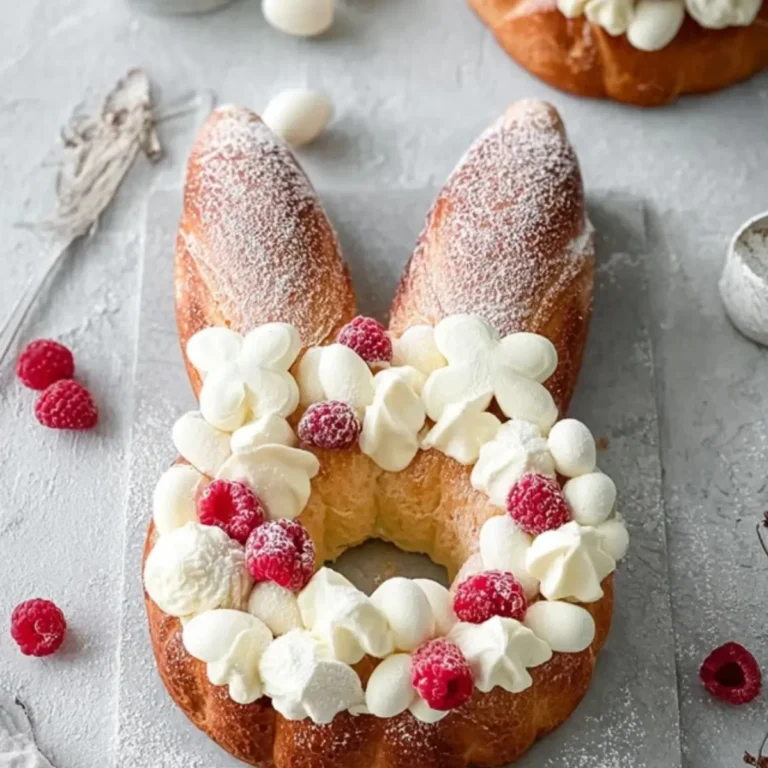 Osterkuchen in Hasenform