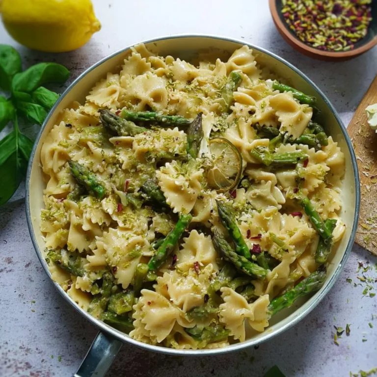 Pasta mit grünem Spargel & Zitrone