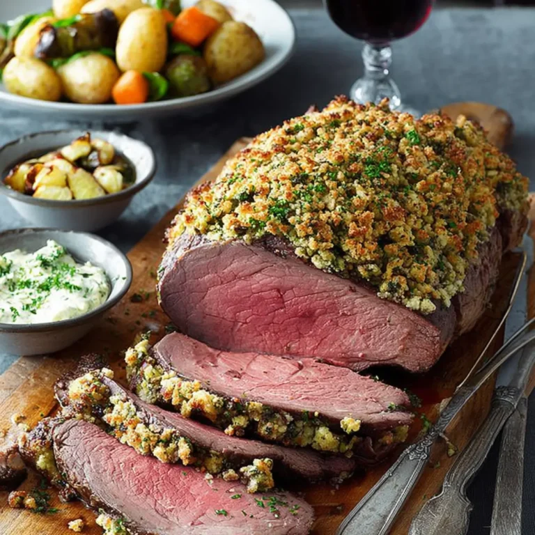 Roastbeef mit Brezenkruste