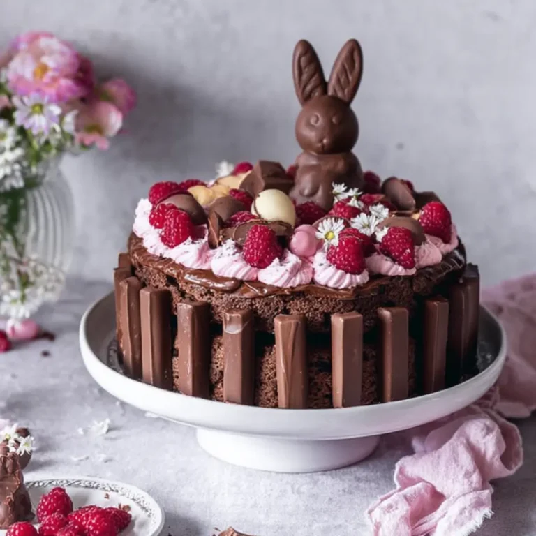 Schokohasen Brownie Himbeertorte