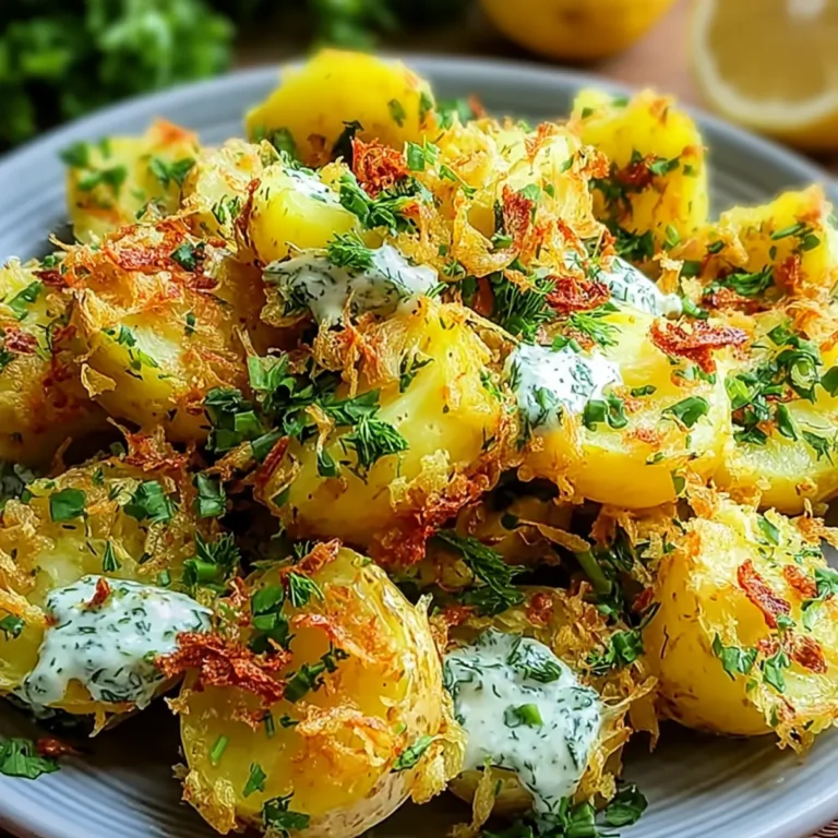 Smashed Potatoes Salat