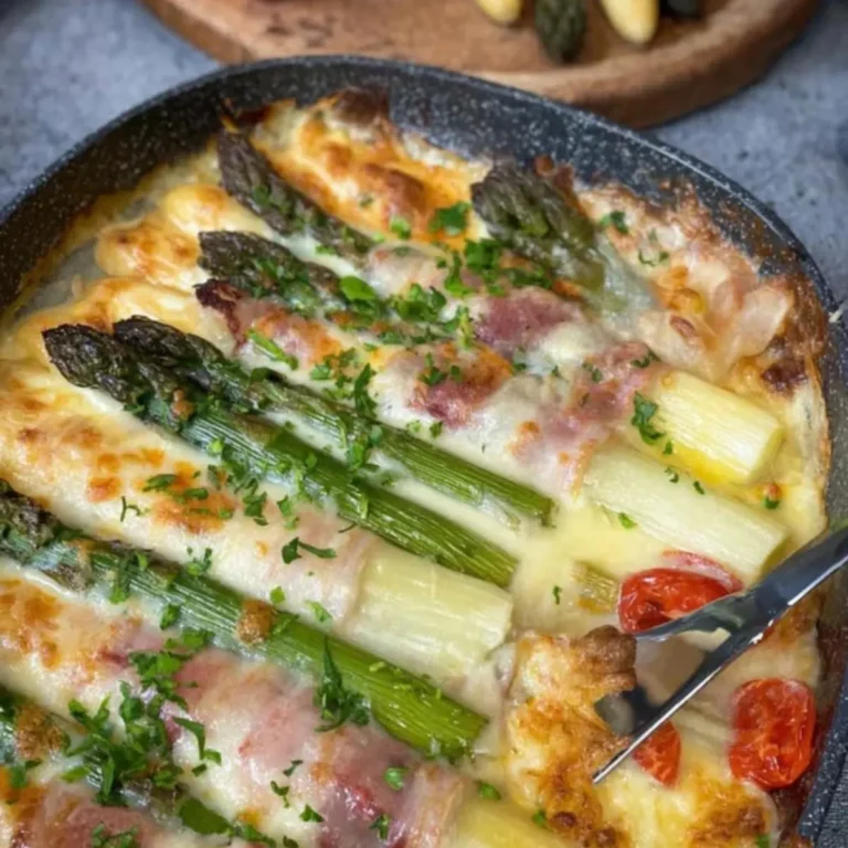 Spargel überbacken