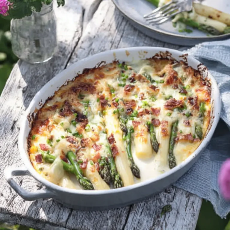 Spargelgratin