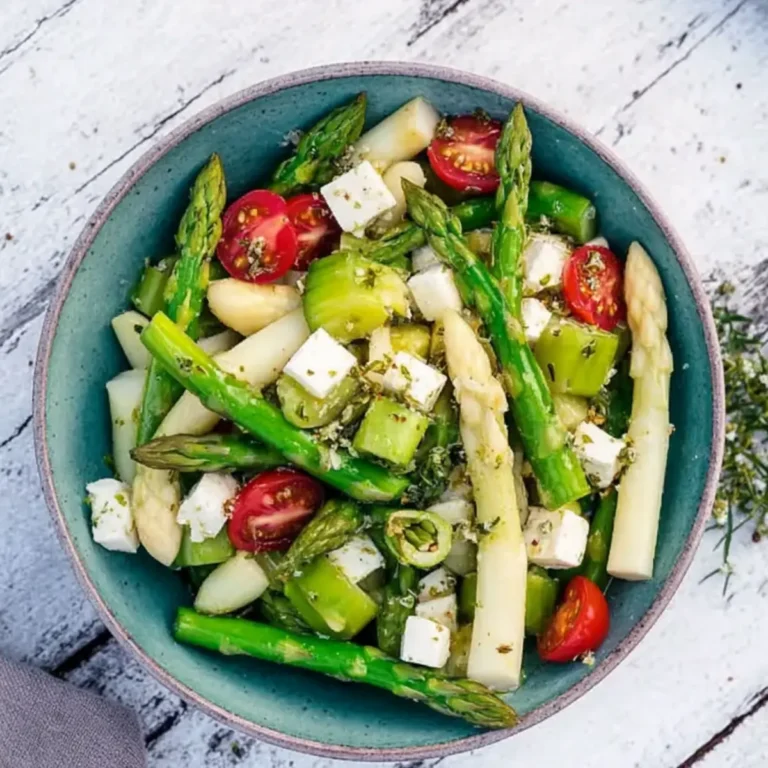 Spargelsalat mit grünem Spargel