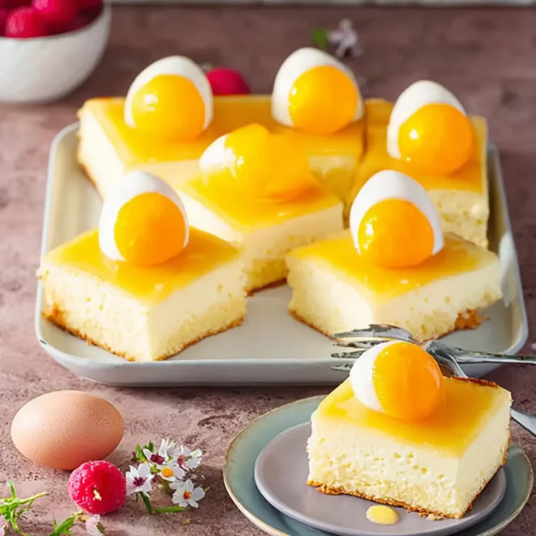 Spiegeleikuchen vom Blech