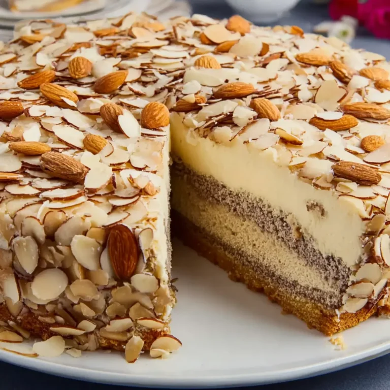 Vegane schwedische Mandeltorte