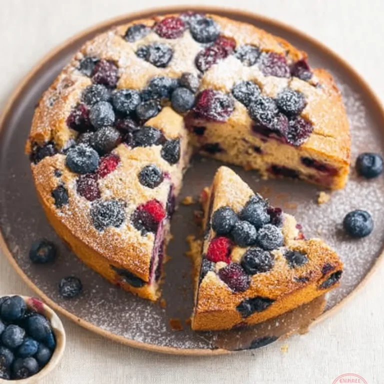 Veganer Beerenkuchen