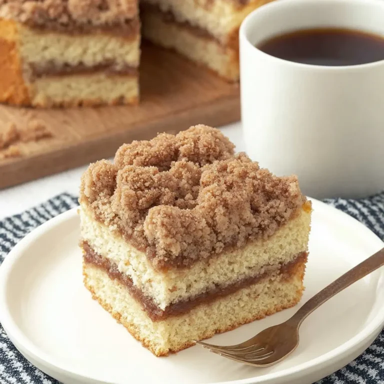 Veganer Kaffee Kuchen mit Zimtstreuseln