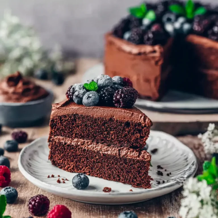 Veganer Schokokuchen mit Frosting