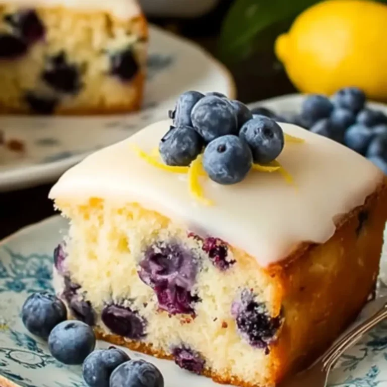 Zitronen-Blaubeer-Kuchen