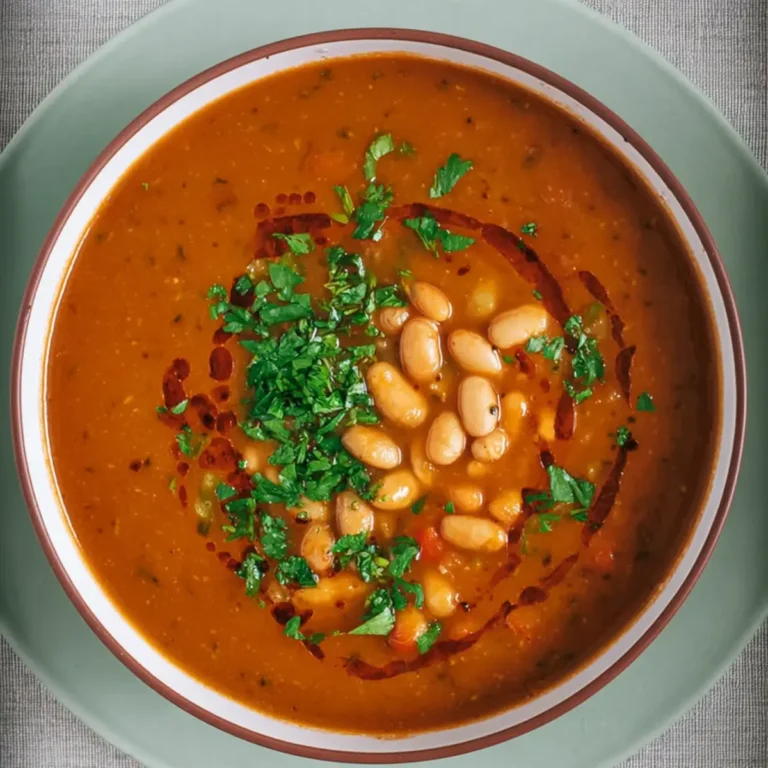 Albanische Bohnensuppe