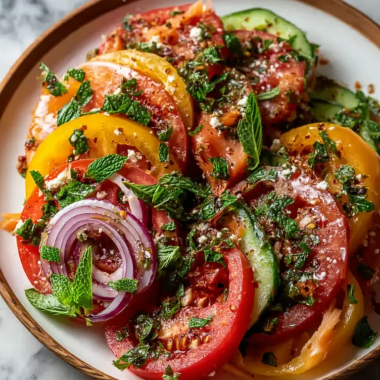 Basilikum Tomaten Salat