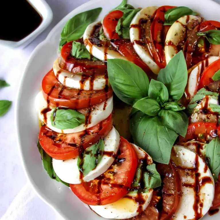Caprese Salat mit Balsamico Reduktion