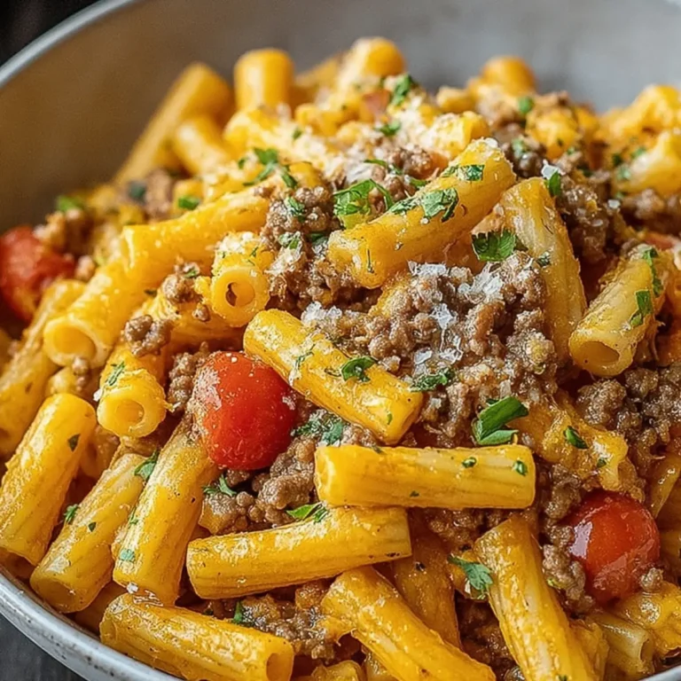 Cheeseburger Pasta