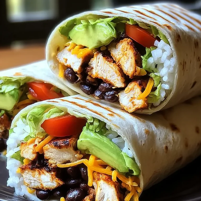 Chipotle Ranch Burrito mit gegrilltem Hähnchen