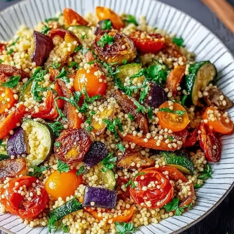 Couscous Salat mit Röstgemüse