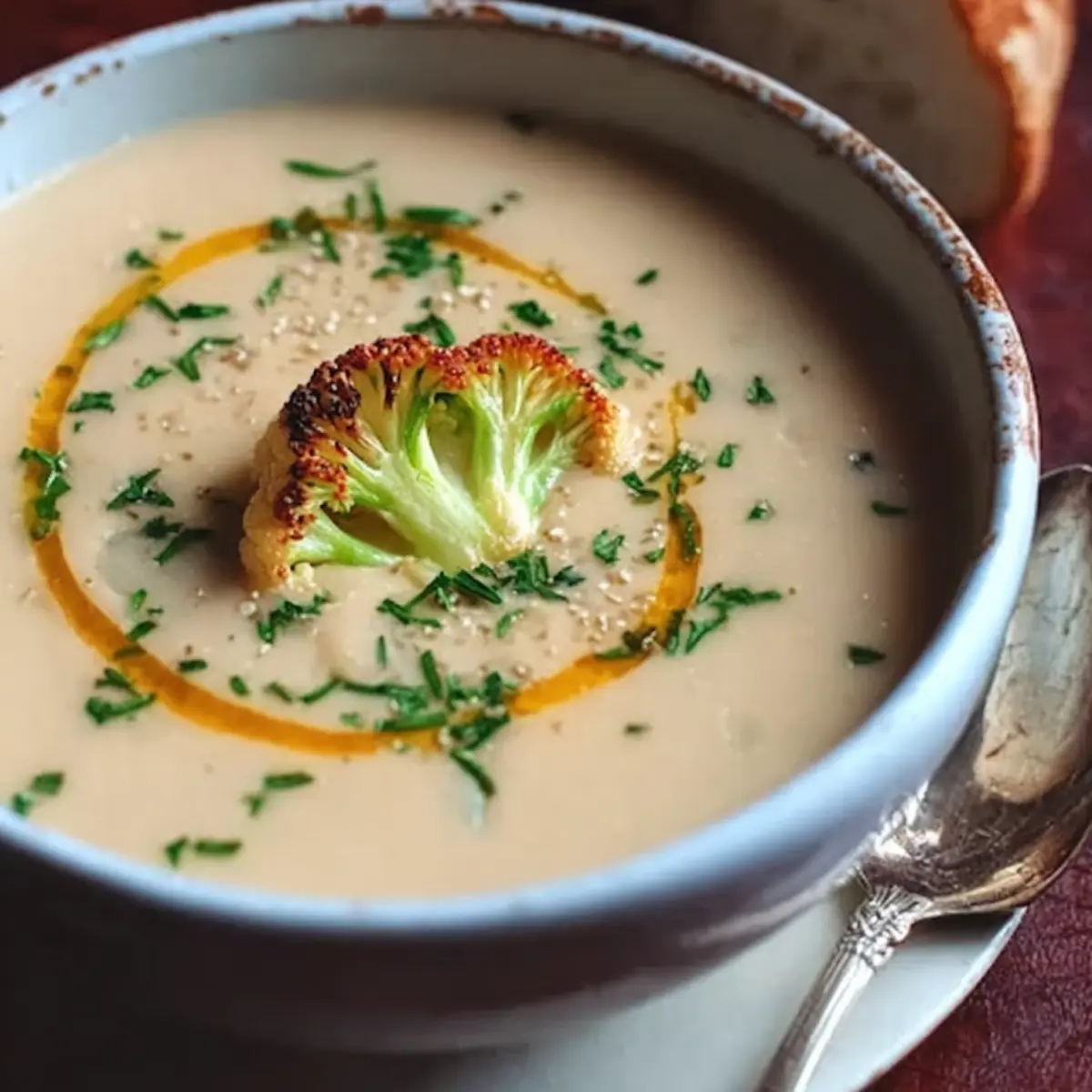 Cremige Blumenkohlsuppe