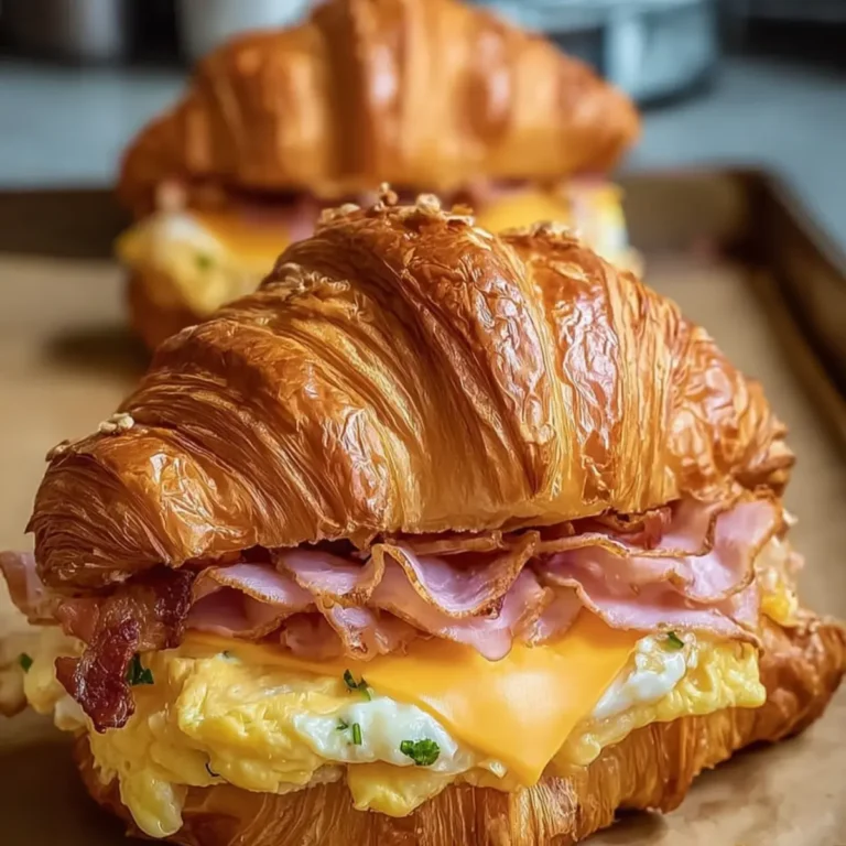 Croissant Frühstückssandwiches