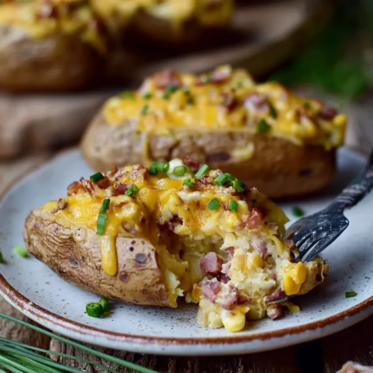 Gefüllte Ofenkartoffeln