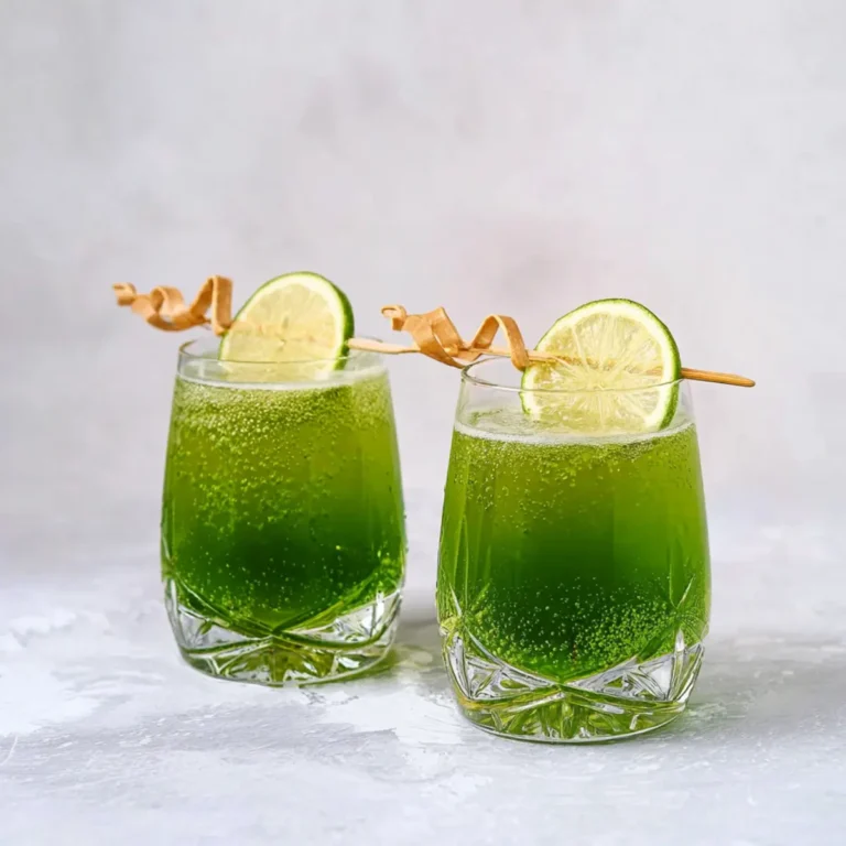 Gefrorener Champagnerbrause Drink