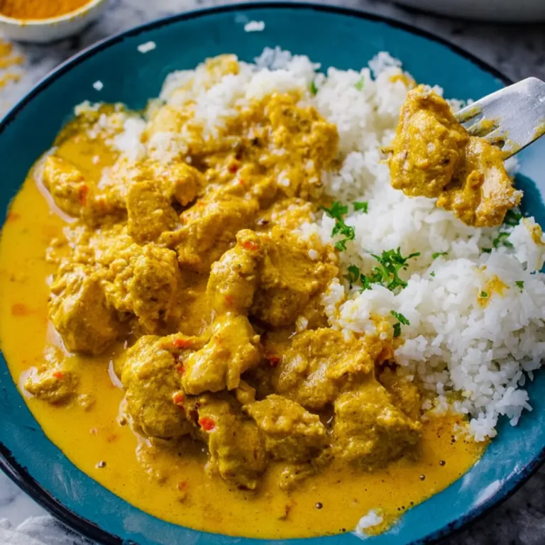 Geschnetzeltes in Currysauce