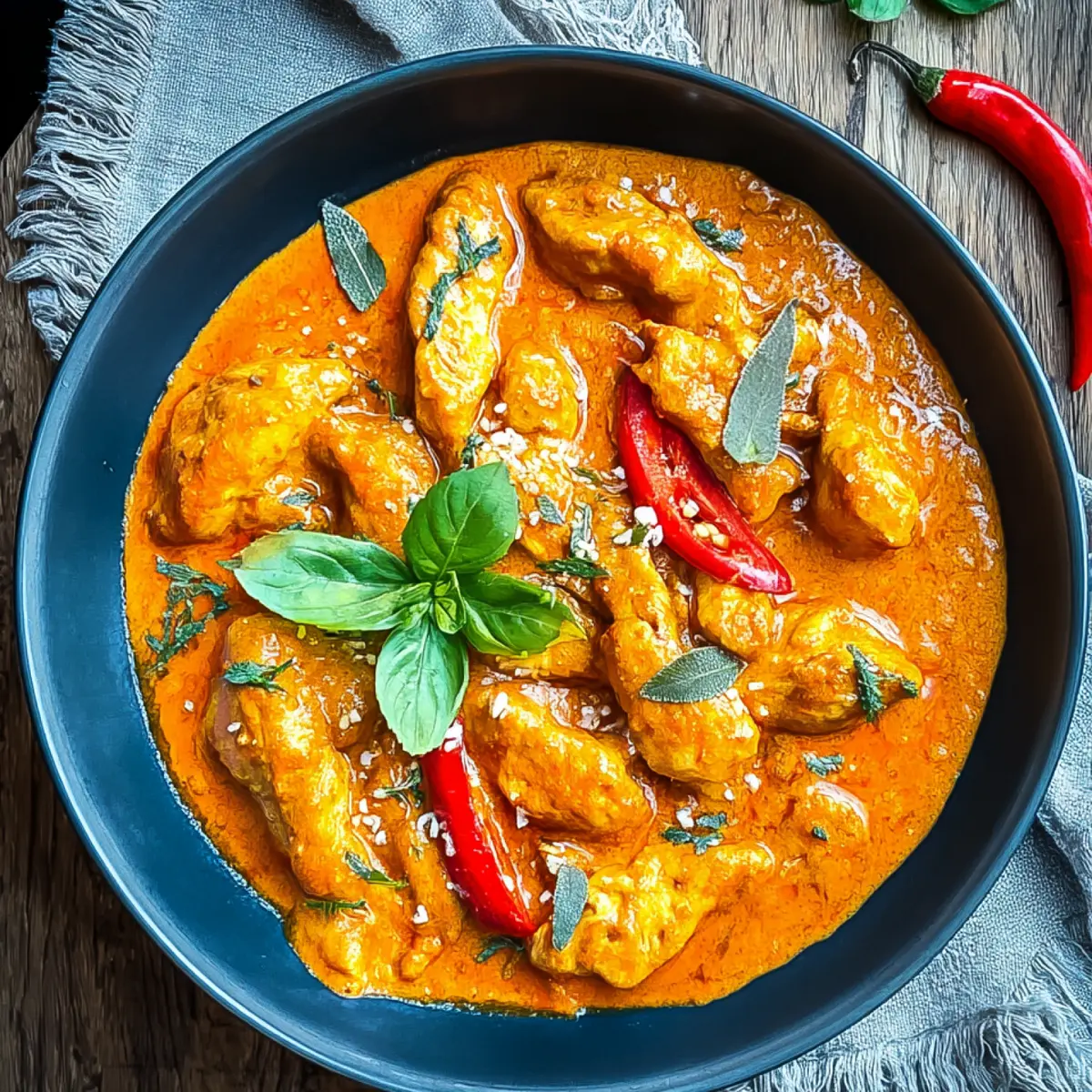 Hähnchen Geschnetzeltes mit Paprika Sahne Sauce