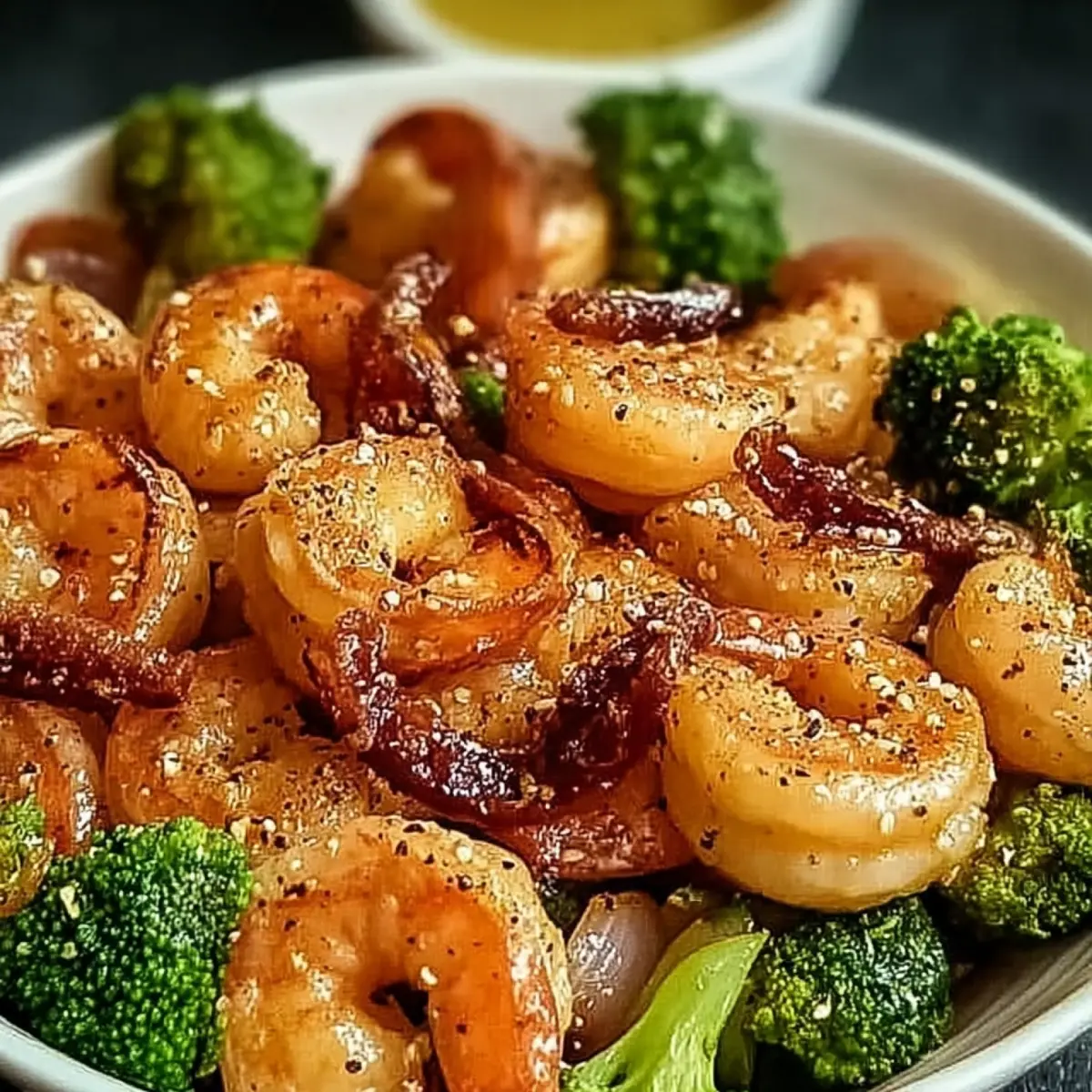 High Protein Honig Knoblauch Garnelen