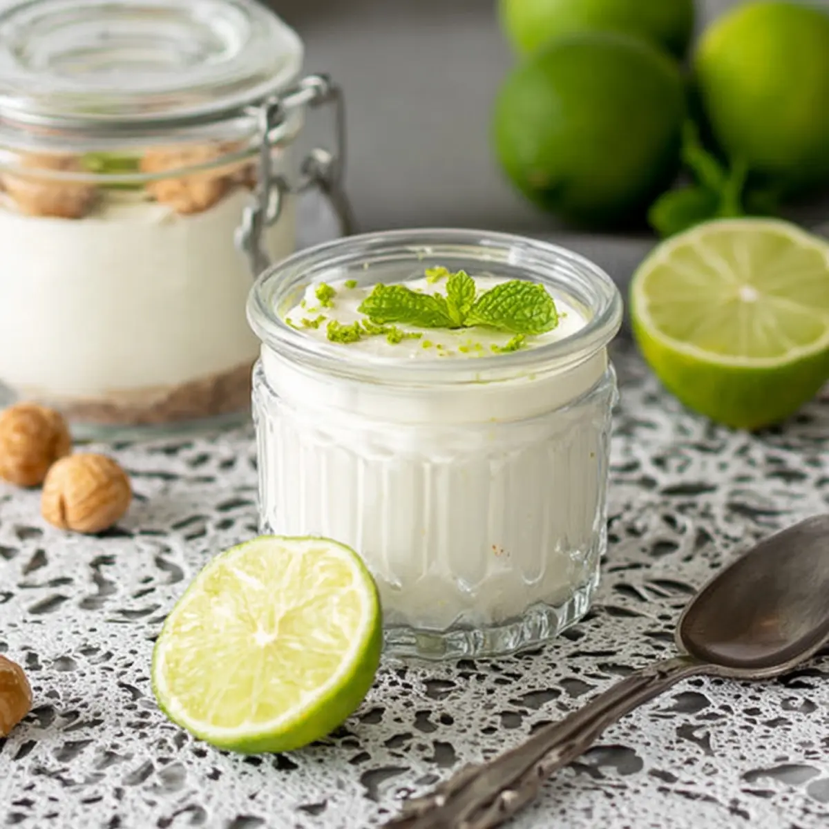 Joghurt Limetten Mousse