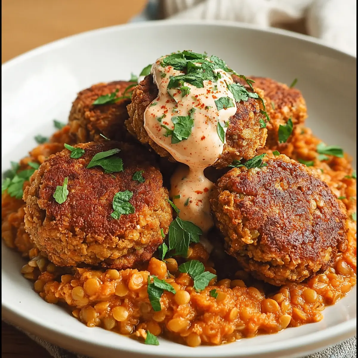 Linsen Frikadellen