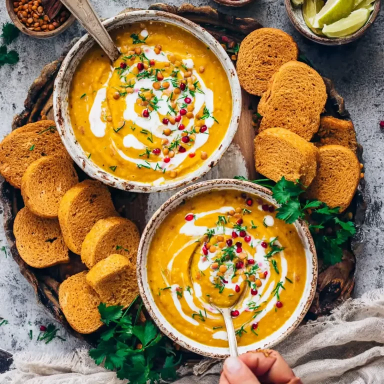 Linsen Süßkartoffel Suppe