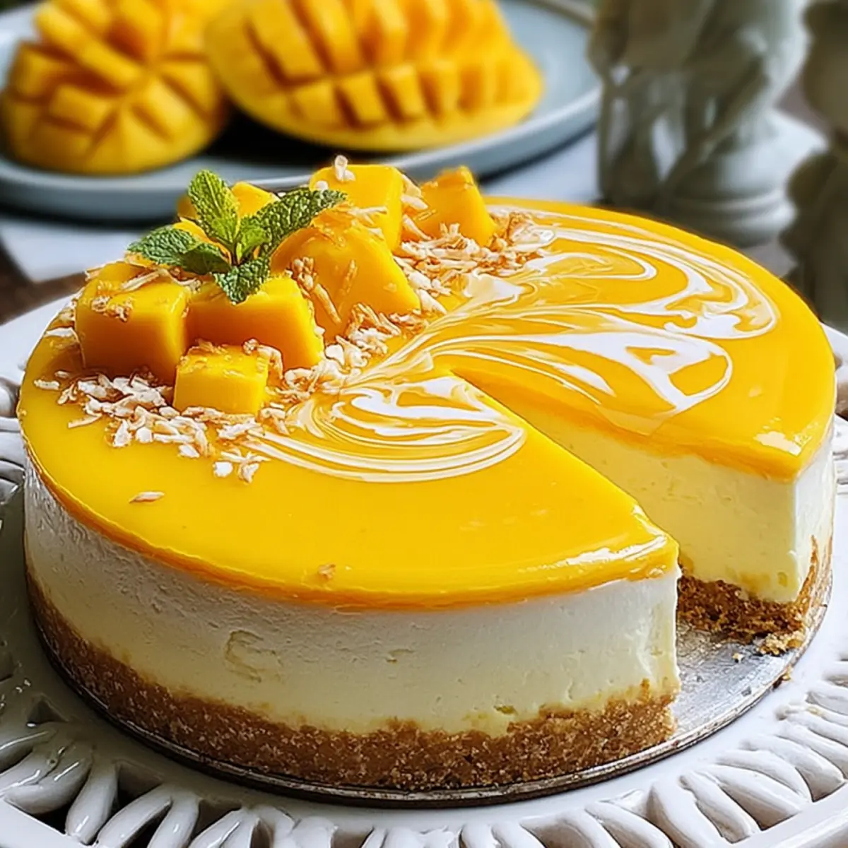 Mango Käsekuchen