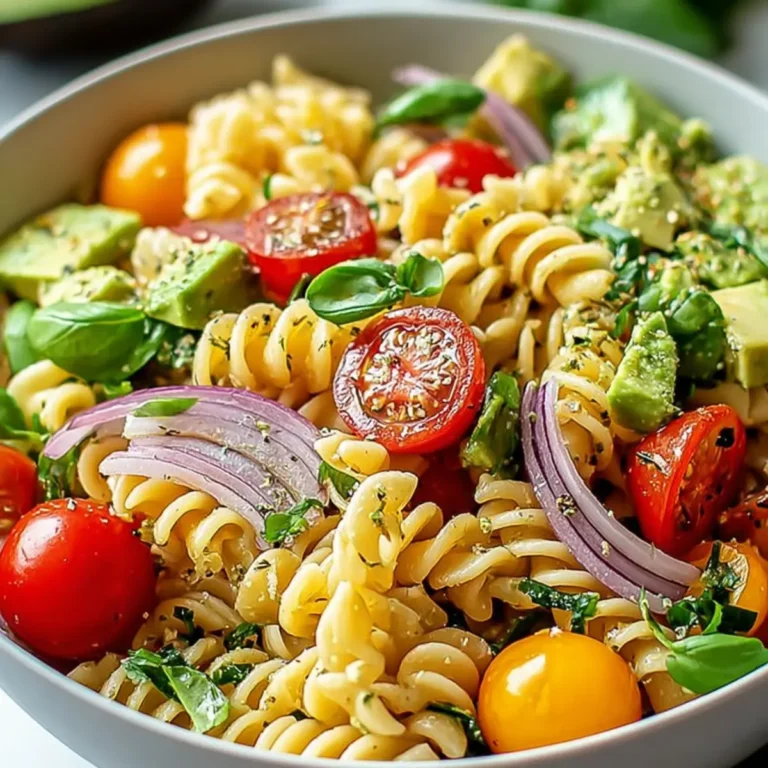 Nudelsalat mit Avocado