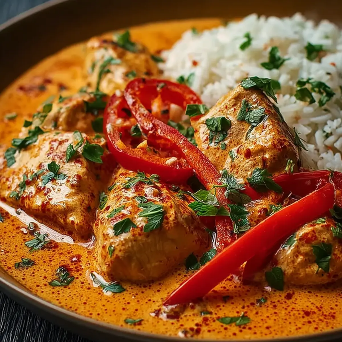 Paprika Sahne Hähnchen