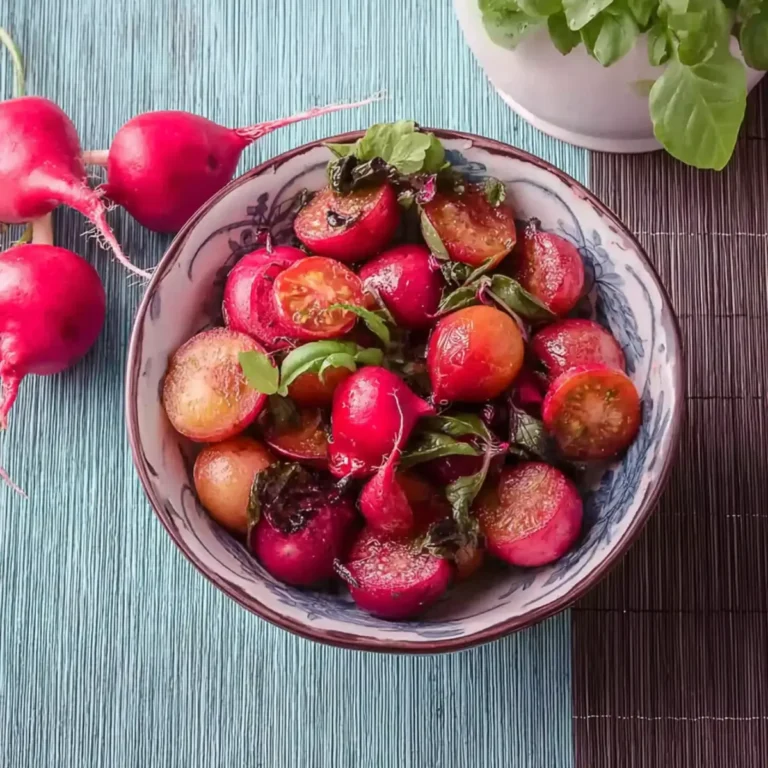 Pfannen Radieschen