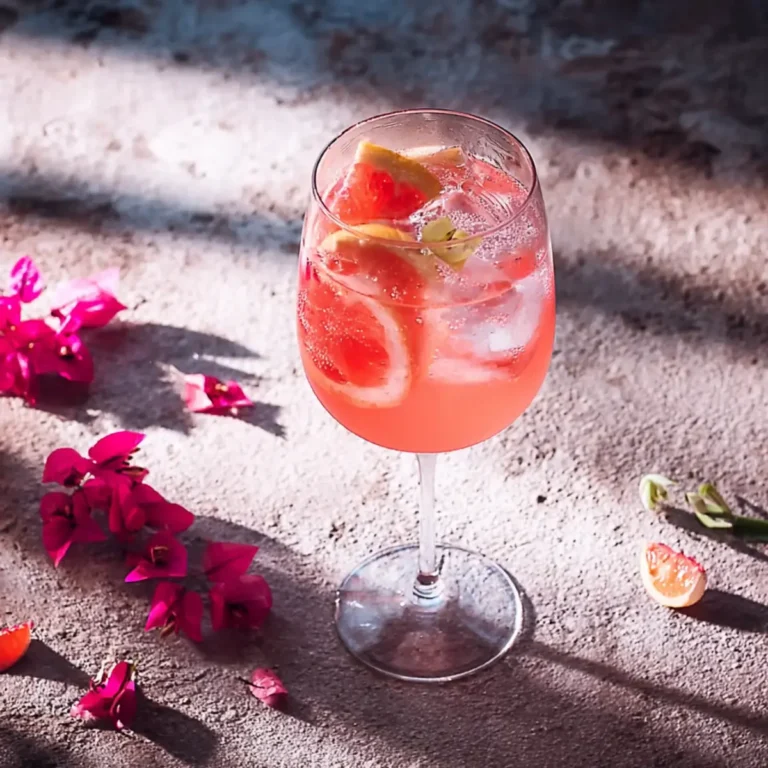 Pink Spritz mit Bitter Lemon