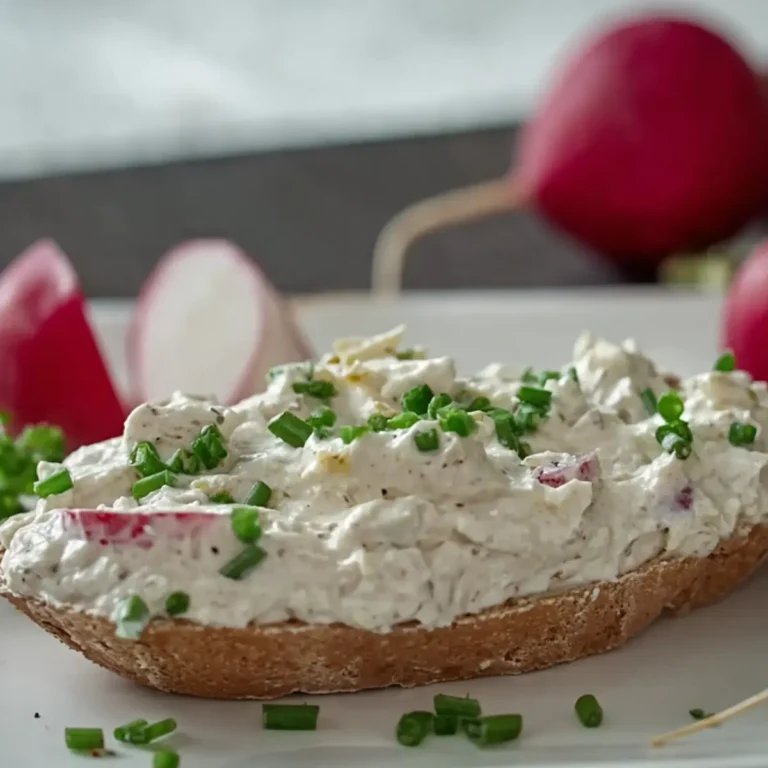 Radieschen Sauerrahm Dip